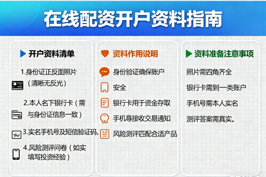 在线配资开户资料是什么？有哪些？怎么填？